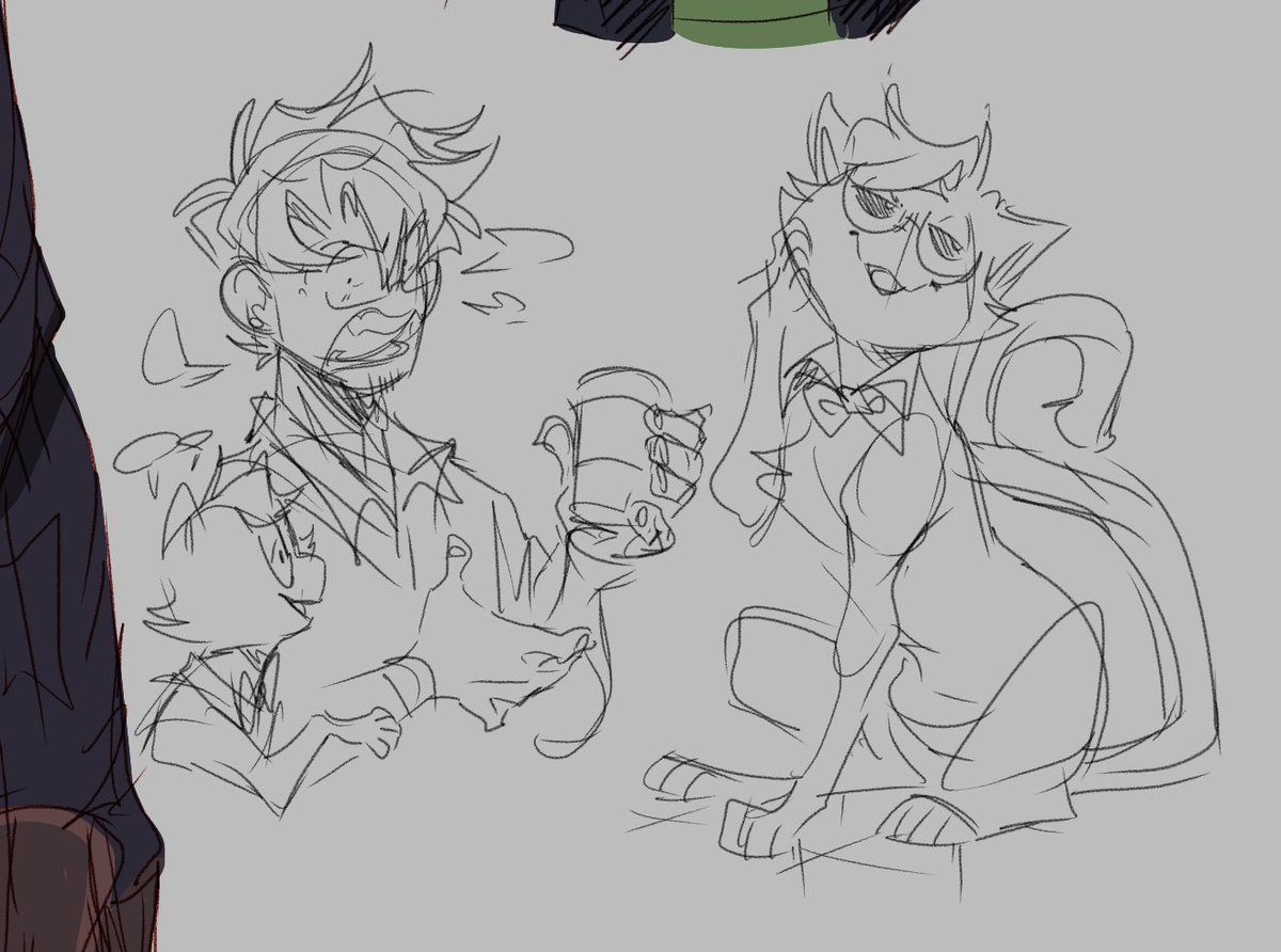 These are kinda old, but here are some OC doodles 