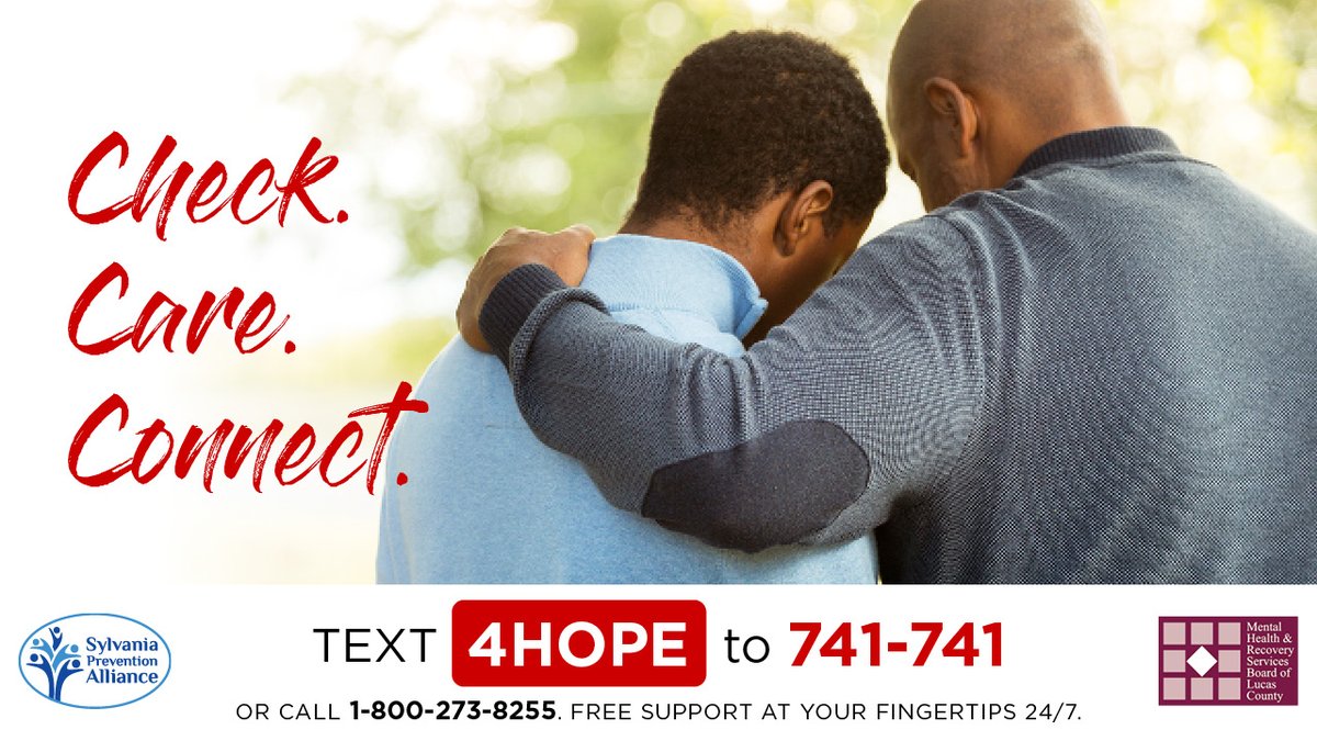 You know your child better than anyone. Listen and Care without judgement.  They are often relieved to talk about what’s bothering them. Offer support, understanding &amp; compassion. If you feel they need additional help call1-800-273-8255. #CheckCareConnect