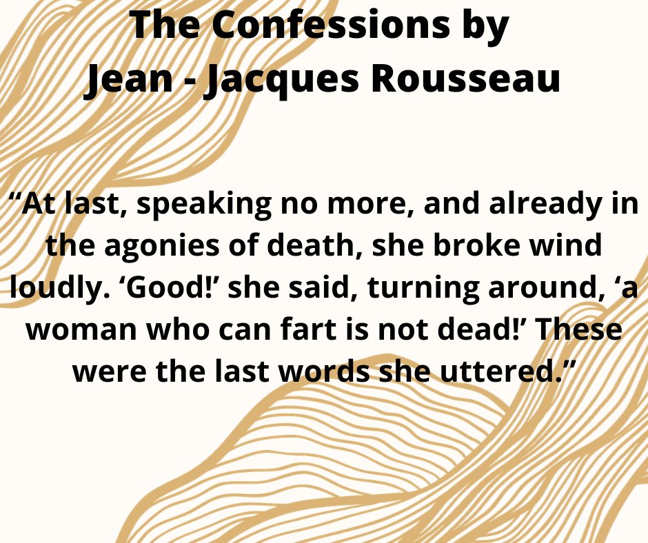 world_of_lit's tweet photo. The Confessions
#Literature #worldofliterature #literaturequotes #literaturelovers #LiteraturePosts #literaturereview #jeanjacquesrousseau #theconfessions #worldliterature #CompLitTalk https://t.co/sIBNE4TbjH