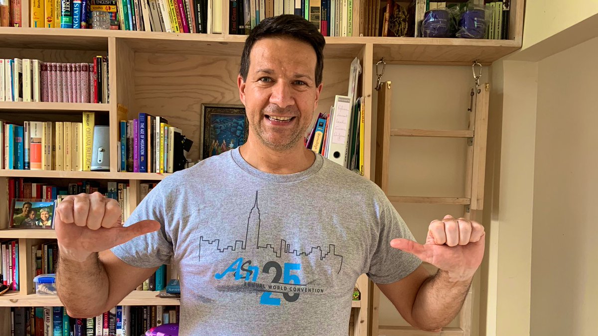 danaujoks's tweet photo. Great surprise in the mail: the 25th @ASN_Org convention commemorative T-Shirt! Our first virtual conference just become a bit more real 🥳😄👨🏽‍🎓
#ASN21 https://t.co/C2jFZdqv9G
