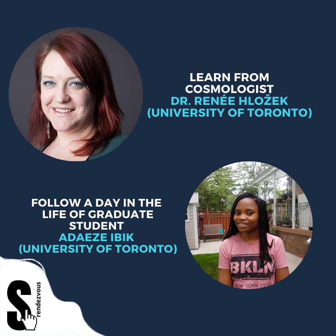 SR UofT (St. George) (@uoftsr) on Twitter photo 1/6 Our next “I Am… A Scientist” videos are here! Learn about #astrophysics, incl. exploring the universe’s history & using telescopes to analyze explosions millions of lightyears away!
Special thanks to <a href="/reneehlozek/">Dr./Prof. Renée Hložek</a> & <a href="/AdaezeIbik/">Adaeze Uchenna-Nwadike</a>, our guests #ScienceOutreach
🧵videos below 👇🏼 1/6 Our next “I Am… A Scientist” videos are here! Learn about #astrophysics, incl. exploring the universe’s history & using telescopes to analyze explosions millions of lightyears away!
Special thanks to <a href="/reneehlozek/">Dr./Prof. Renée Hložek</a> & <a href="/AdaezeIbik/">Adaeze Uchenna-Nwadike</a>, our guests #ScienceOutreach
🧵videos below 👇🏼