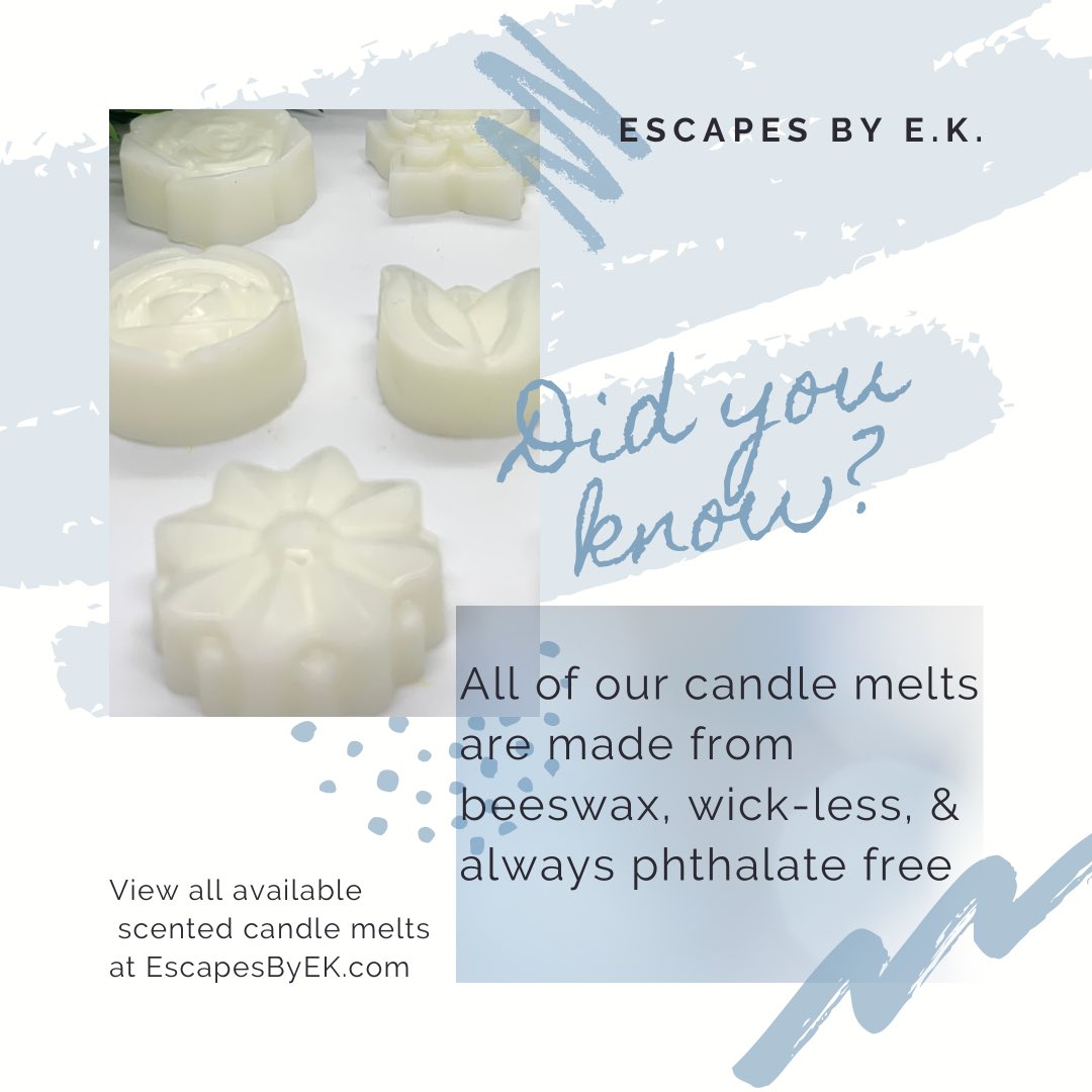 #smallbusiness #blackowned #candles #womanled #Earthfirst #scentedcandles #juneteenth #beeswaxcandles #beeswax #fragrance #spaday #essentialoils #candlemelts #ecofriendly #shopsmall #raleigh #durham #greensboro #phthalatefree #phthalatefreecandles Escapesbyek.com