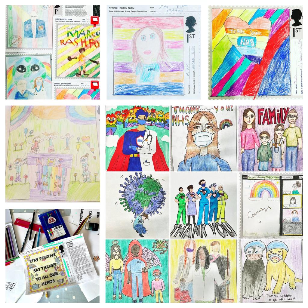 Image showing a selection of competition entries. 
