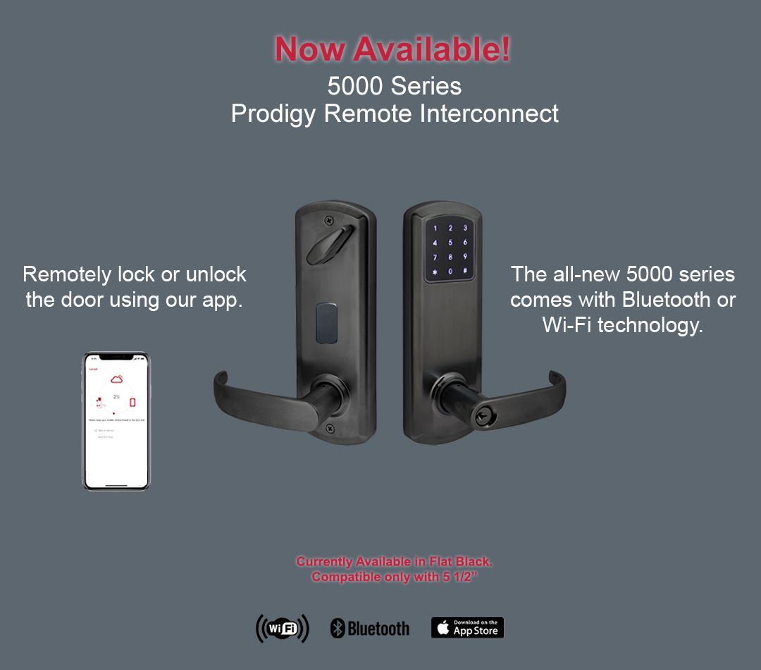 prodigysmrtlock's tweet photo. Want to control your keyless lock remotely through an app? Order our NEW 5000 Series Prodigy Remote Interconnect. Compatible with Bluetooth or Wi-Fi technology. Order here: https://t.co/QGNkyHyMg6.
#keylesslock #locks #remote https://t.co/BPxQDHugqZ