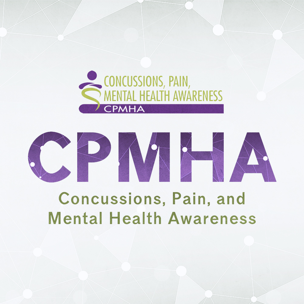 CPMHAwareness's tweet image. We are CPMHA, a nonprofit organization that works to raise awareness and provide assistance to those suffering from sport-related brain injuries and general mental health issues. Scroll through this post to see our mission statement and visit concussionspainmentalhealth.com to learn more