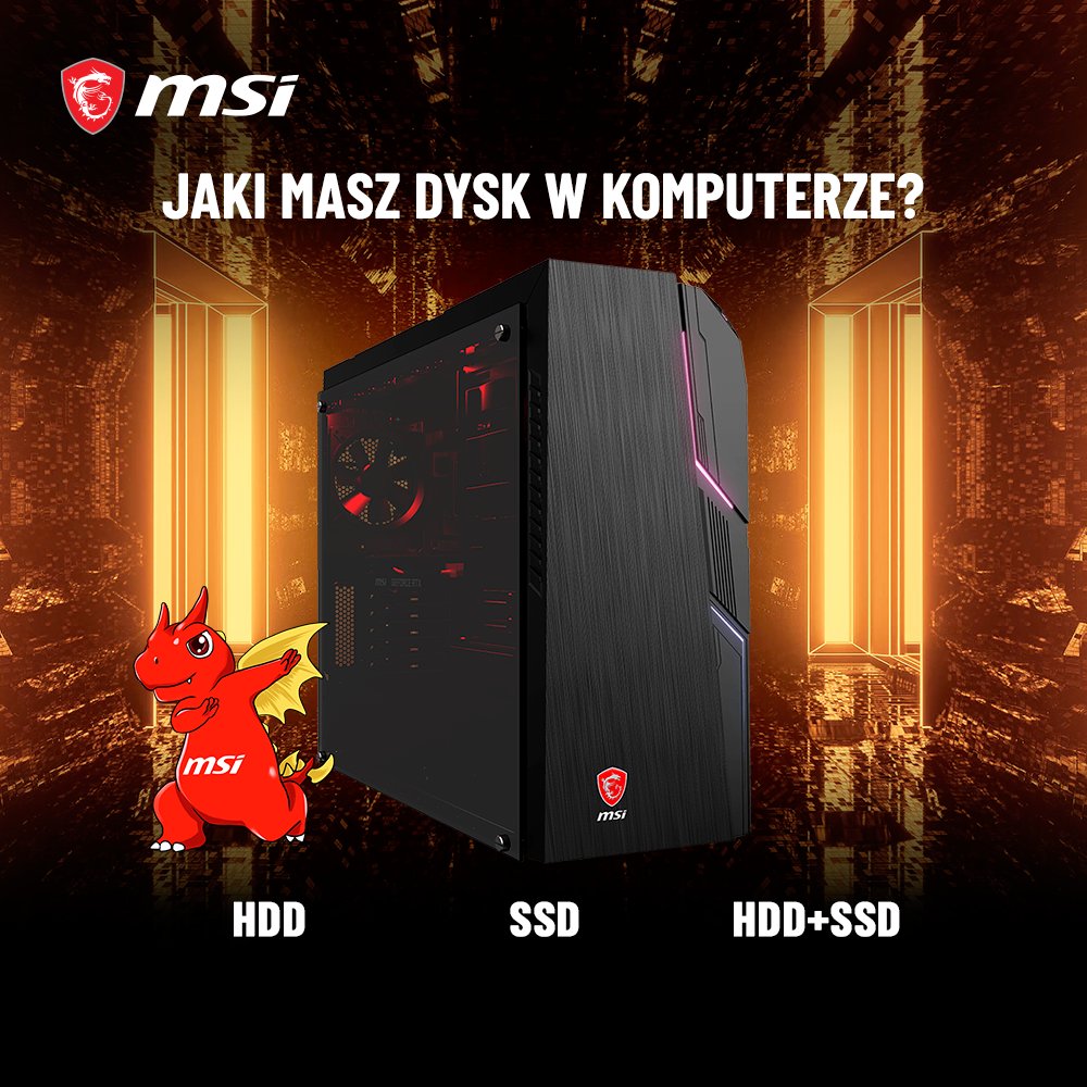 msi_polska's tweet photo. Opcje są 3! Co wybierasz? 😀
- HDD
- SSD
- Combo HDD + SSD
#MSI #TrueGaming #HDD #SSD #drive #dysk #gaming https://t.co/DKCxAjvHgC