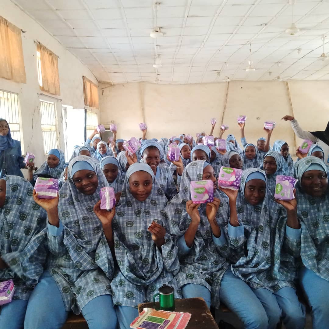 While the young girls were engaged with the education on menstrual hygiene, the young boys were also educated on the importance of personal hygiene. 
At the end of the session, free Molped sanitary pads were donated to the young girls in the school.