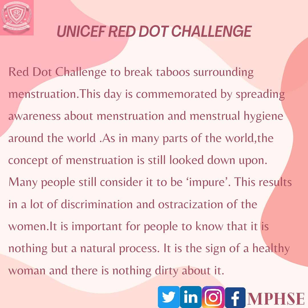 tiss_phse18's tweet photo. Let's celebrate this day as a step to normalise menstruating women!!!!
Have a look at our post for your healthy period.
#periodstories #periodliteracy #menstruation #mensessential #publichealth #tisslife #genderhealth https://t.co/UlqAsxa97F