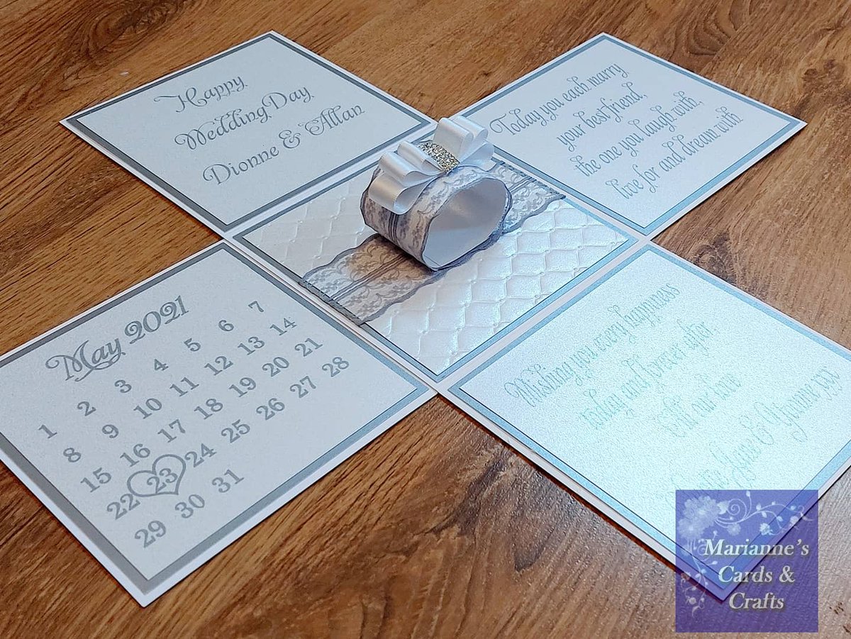MazCards's tweet photo. A special card for a special couple on their wedding day. 

👰💝🤵

#handmadecards
#crafting
#supportlocalbusiness
#exploreyourcumnock https://t.co/NWrn9WznTf
