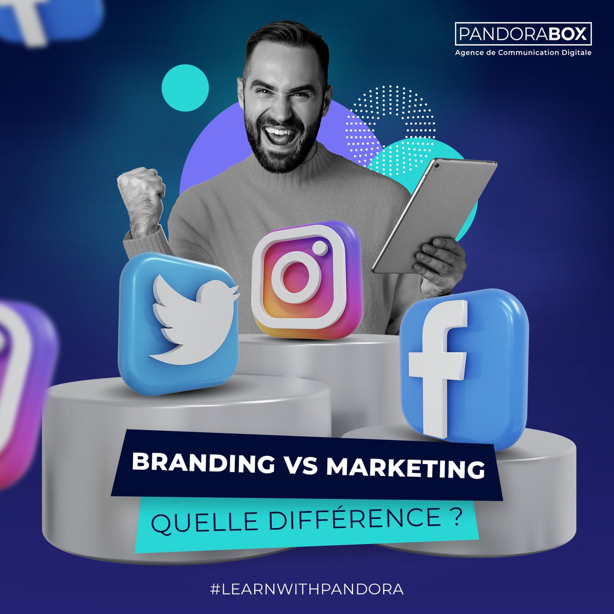 🤔 Le Branding est le "pourquoi".
🔑 Le Marketing est le "comment".

🗓️ Le Branding est pour "le long terme".
⌛ Le Marketing est pour "le court terme".

🏹 Le Branding est "macro".
🎯 Le Marketing est "micro".

Opteriez-vous d'abord pour le #Branding ou le #Marketing ? 👇