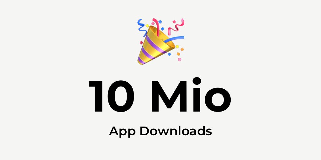 _lucaApp's tweet photo. Kaum zu fassen: Bis heute wurde luca mehr als 10 Millionen Mal heruntergeladen. Alleine in den letzten 7 Tagen kamen rund 2 Millionen Downloads dazu. DANKE, dass ihr dabei seid! Startet gut ins Wochenende und handelt bitte weiterhin verantwortungsvoll. https://t.co/99mBTAUtqW