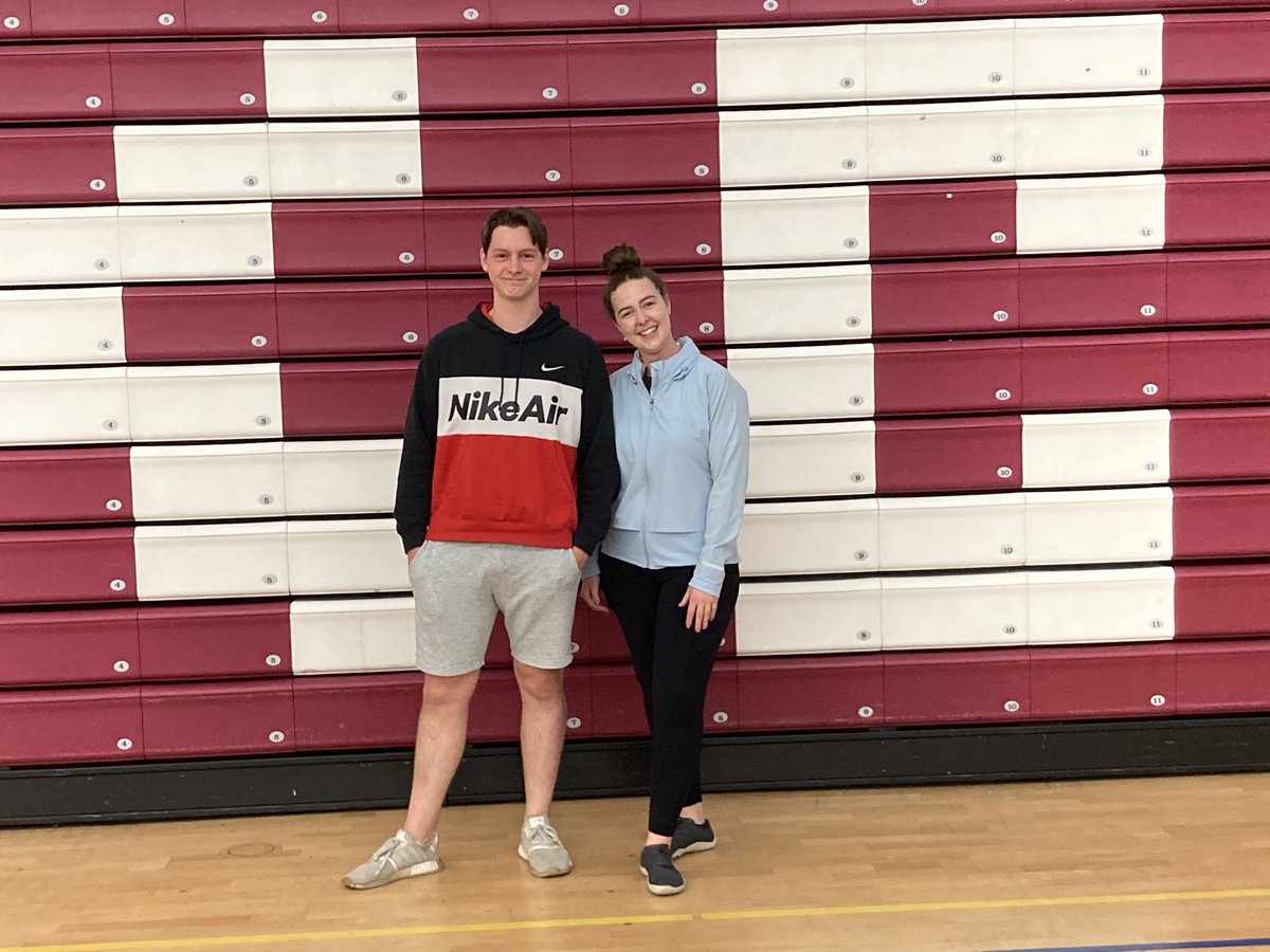 KCupdate's tweet photo. A big thank you to Brett & Jess who run the college KCActive programme. They have used a variety of different types of physical activity to motivate, support and keep over 300 students sane throughout 2 lockdowns throughout this difficult year. Thank you ๐ #kcactive @AoC_Sport https://t.co/OX7VHV9kCL