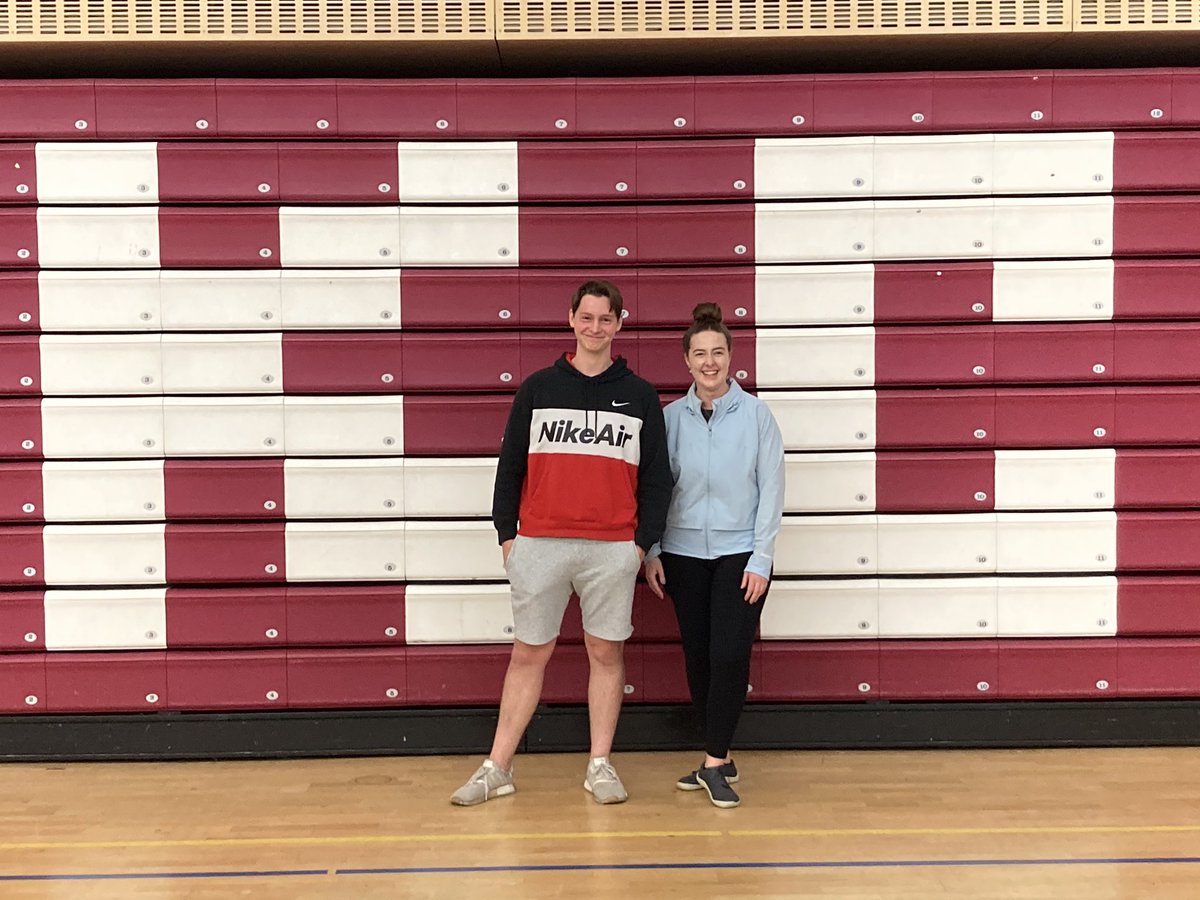 KCupdate's tweet photo. A big thank you to Brett & Jess who run the college KCActive programme. They have used a variety of different types of physical activity to motivate, support and keep over 300 students sane throughout 2 lockdowns throughout this difficult year. Thank you ๐ #kcactive @AoC_Sport https://t.co/OX7VHV9kCL