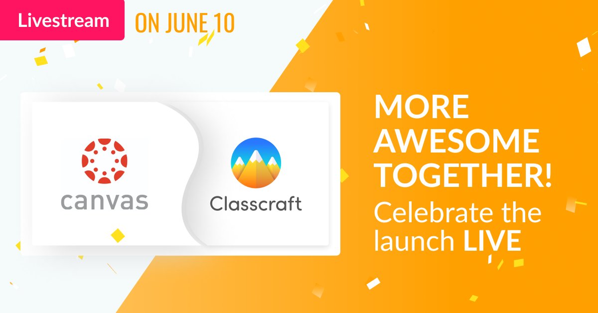 Empowering your learners just got so much easier!

Celebrate the official integration of Classcraft and @CanvasLMS live on June 10.