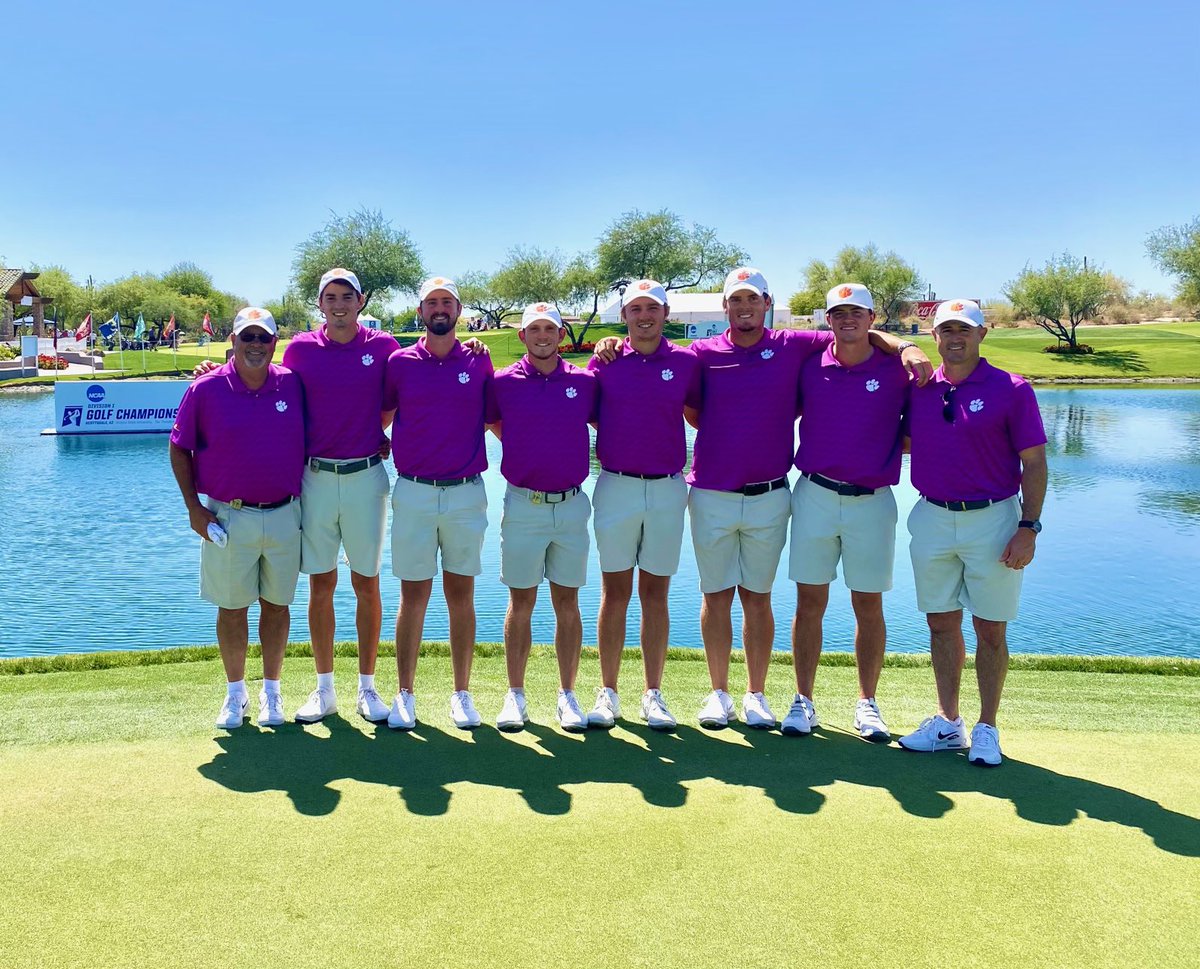 ClemsonMGolf's tweet photo. Our group is ready to go 👏

#NCAAGolf https://t.co/ri1l8Wg2Kd