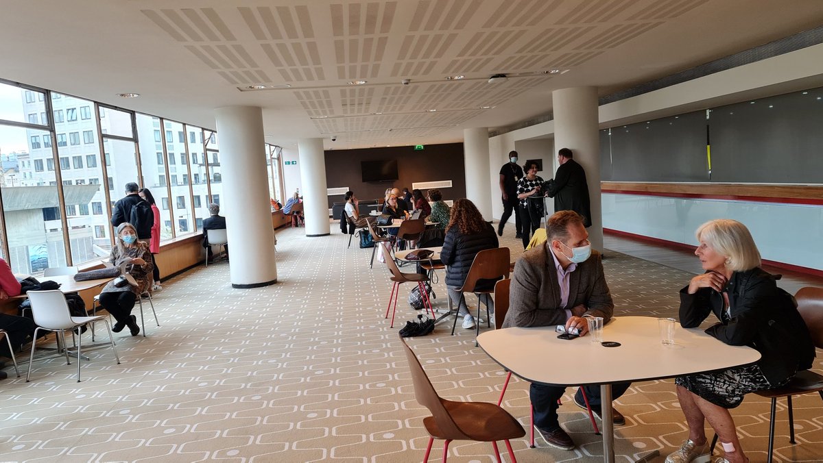 It's great to have you back visiting me – it's been a lonely time! Here's my view of Level 4 at the moment as the <a href="/Chineke4Change/">Chineke! Foundation</a> Orchestra reopening concert is about to begin! 🎉