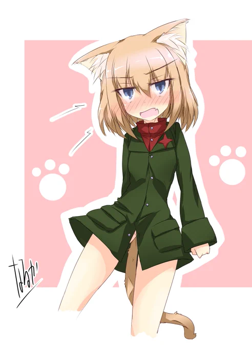 #ガルパン
#カチューシャ
にゃちゅーしゃ 
