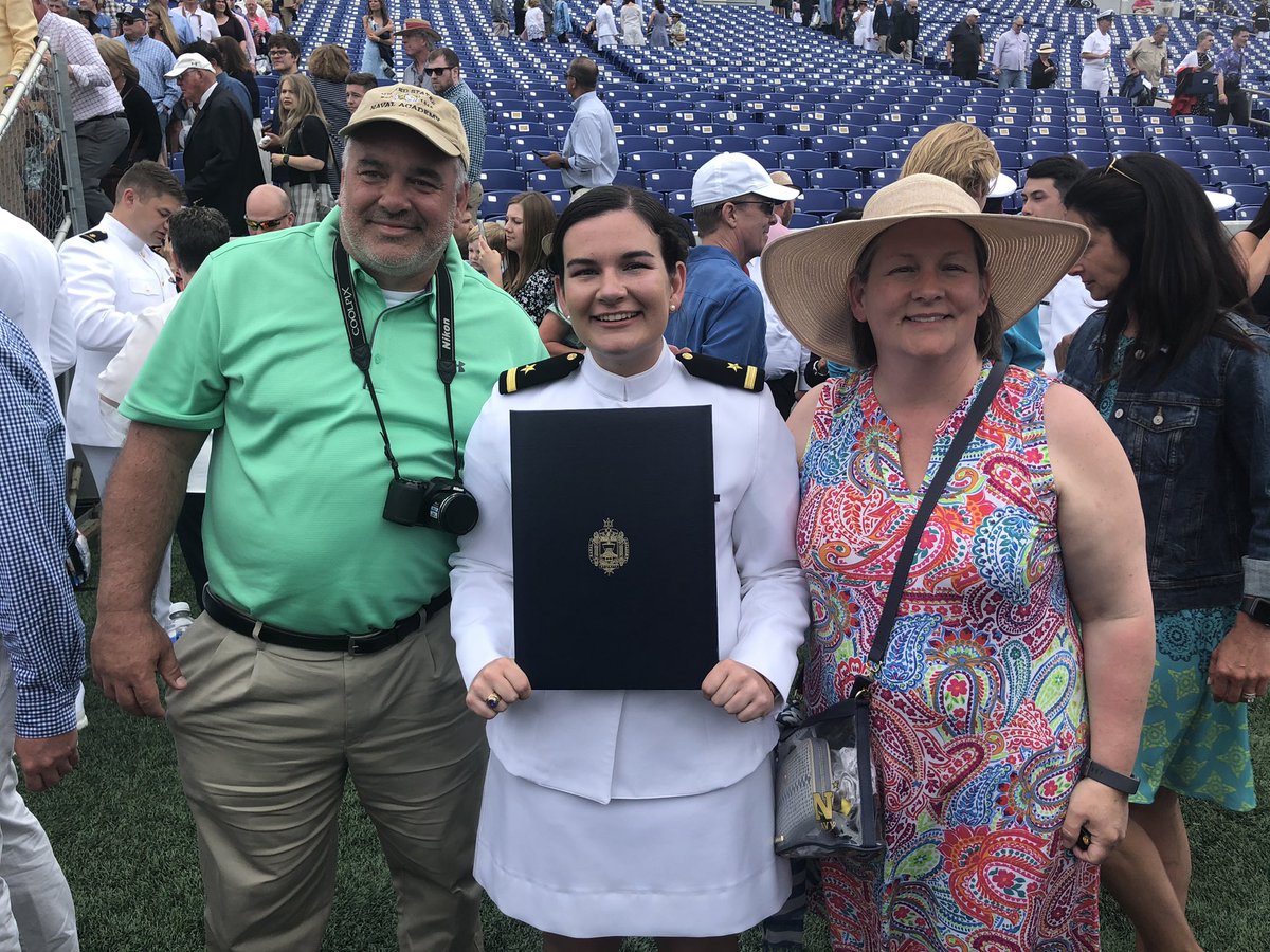 JROTC67610237's tweet photo. Ensign Brittany Price graduated from the US Naval Academy today. I had the honor today to give Ensign Price her first salute.#iamcucps https://t.co/HivoOhw3c5