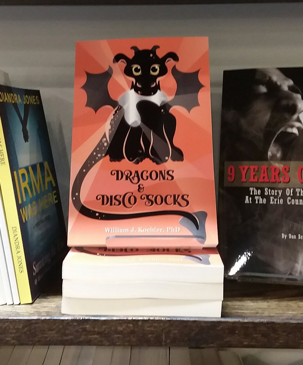 Proud of my friend <a href="/KoehlerWill/">Will Koehler</a> book out and about on <a href="/amazonbooks/">Amazon Books</a> and in bookstores like Pressed in Erie Pa. #DragonsAndDiscoSocks #TeamDragon #books #Reading #memoir #EMDR