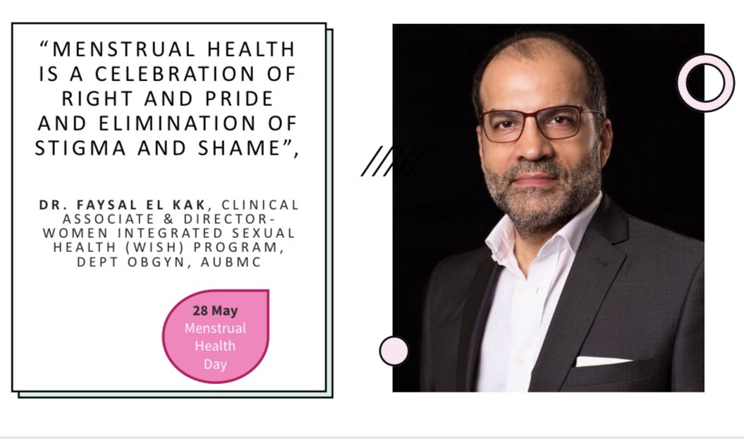 UNFPALebanon's tweet photo. Access to menstrual products and hygiene is a basic #HumanRight. Let us work together to fulfill this right. @Drelkak @wish_aubmc #LetsTalkAboutPeriods #MHDay2021 https://t.co/PyFpmh3KqI