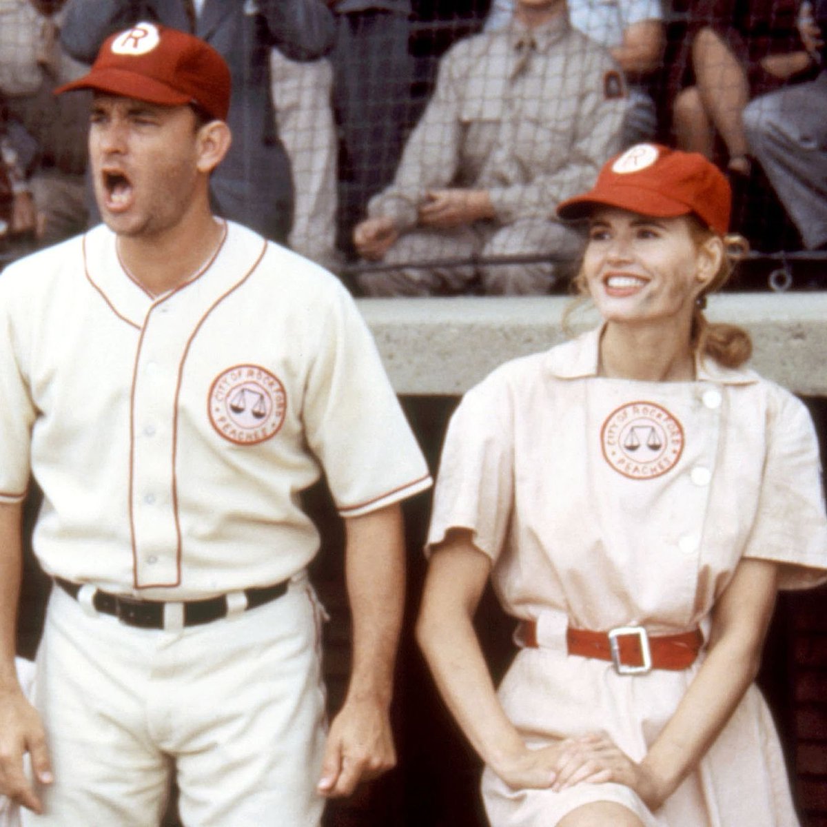 GeenaDavisOrg's tweet photo. There’s no crying in baseball! ⚾️ 🍑 
We’re so excited to share these amazing shirts created by @TheMidnightShop inspired by #ALeagueofTheirOwn. 

A portion of sales from this collection will be donated to The Institute, order now until 6/1 12pm est. 
https://t.co/zlsrglnKKK https://t.co/BFUVd7SLeS