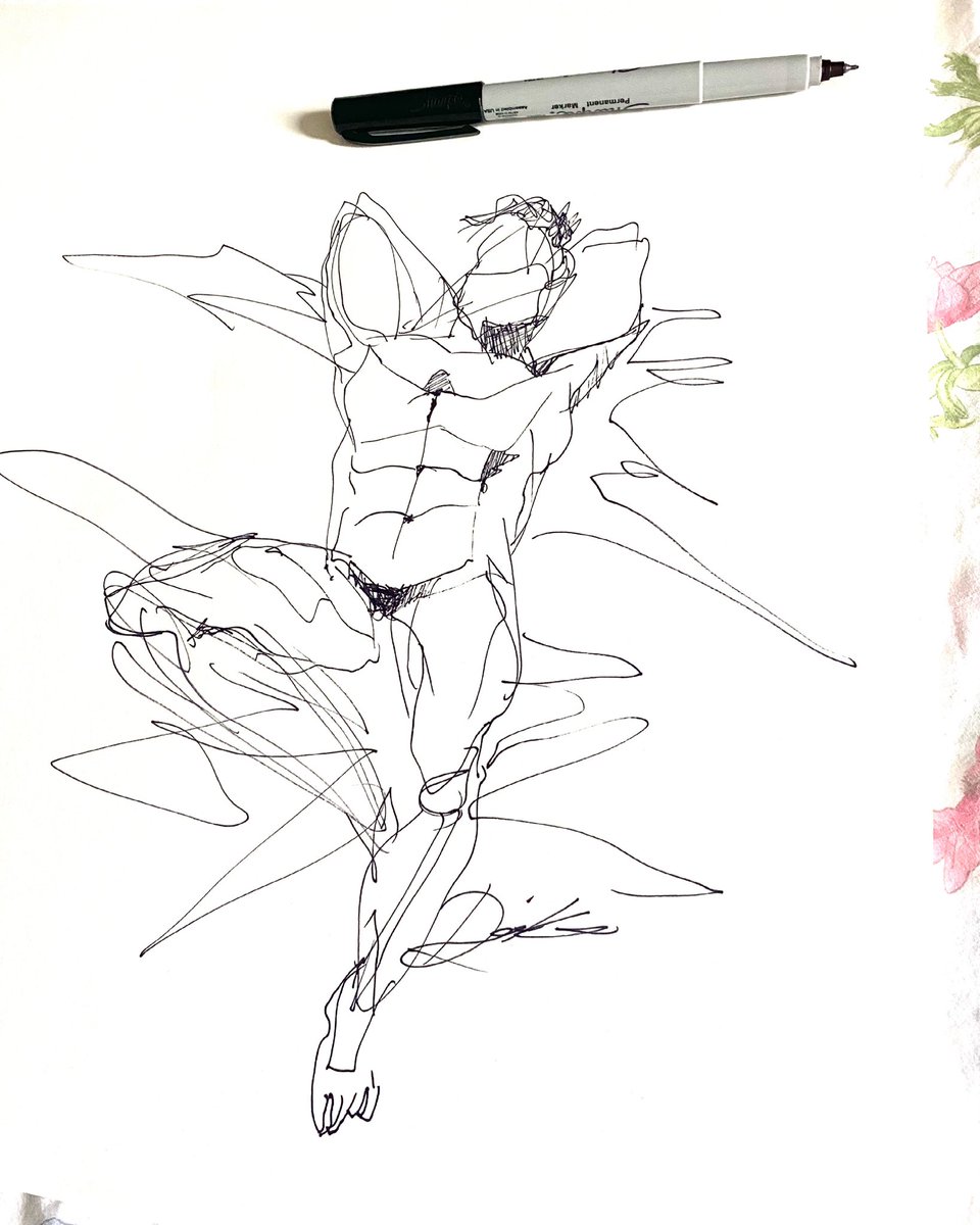 DavineDC's tweet photo. I find men much harder...to sketch...

 #drawing #sketching #ink #noerasing #art #doodlings #comedianandartist https://t.co/nVyA2MUfxq