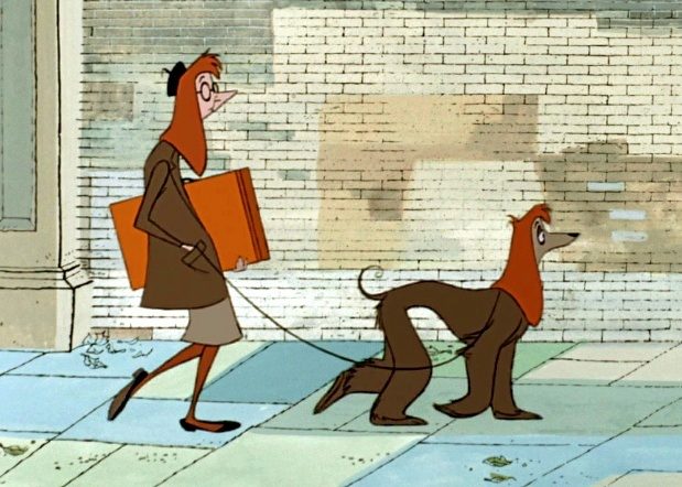 lodelaspelis's tweet photo. Ahora que vuelve a estar de actualidad con el estreno de 'Cruella', me gustaría recordar una escena que me encanta de 101 DÁLMATAS: el parecido entre las personas y sus mascotas. https://t.co/ER3jFFqBJj