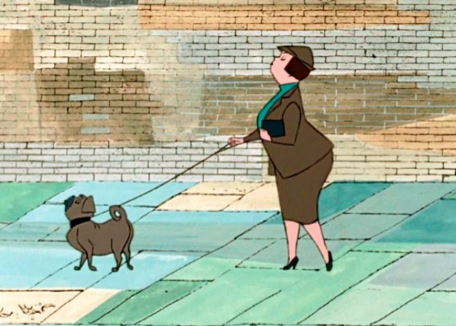 lodelaspelis's tweet photo. Ahora que vuelve a estar de actualidad con el estreno de 'Cruella', me gustaría recordar una escena que me encanta de 101 DÁLMATAS: el parecido entre las personas y sus mascotas. https://t.co/ER3jFFqBJj
