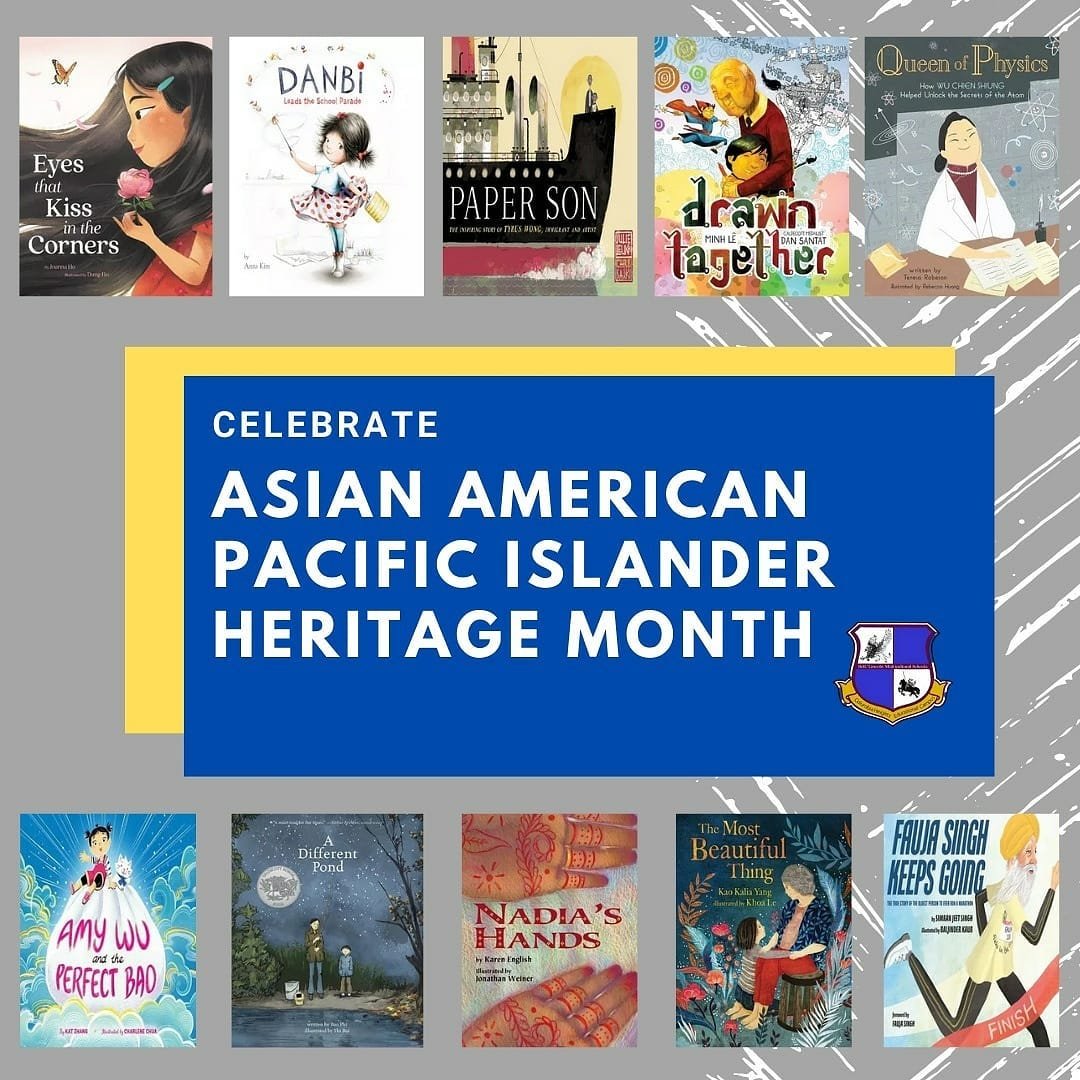 angfalkenberg's tweet photo. Even as Asian American and Pacific Islander Heritage Month ends, continue reading these titles &amp; authors! Enjoy these additional picture books, Middle Grades, &amp; Young Adult titles on SORA. 
#AAPIHeritageMonth @CHECDC #CHECReads #CHECLee #DCPSReads #DCPSLibrariansChampionLiteracy https://t.co/nUU5KRwJX7