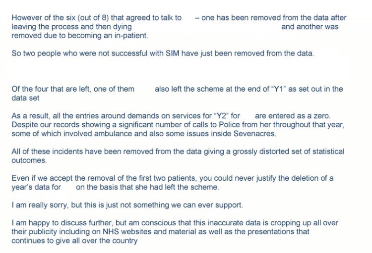 cooksferryqueen's tweet photo. We suspected the #HighIntensityNetwork was sold fraudulently to NHS Trusts around the country and here's the proof: shocking response to Freedom of Information request facilitated by @StopSIMMH https://t.co/h3hTnHo6ai #StopSIM https://t.co/VfLdA7tAXk