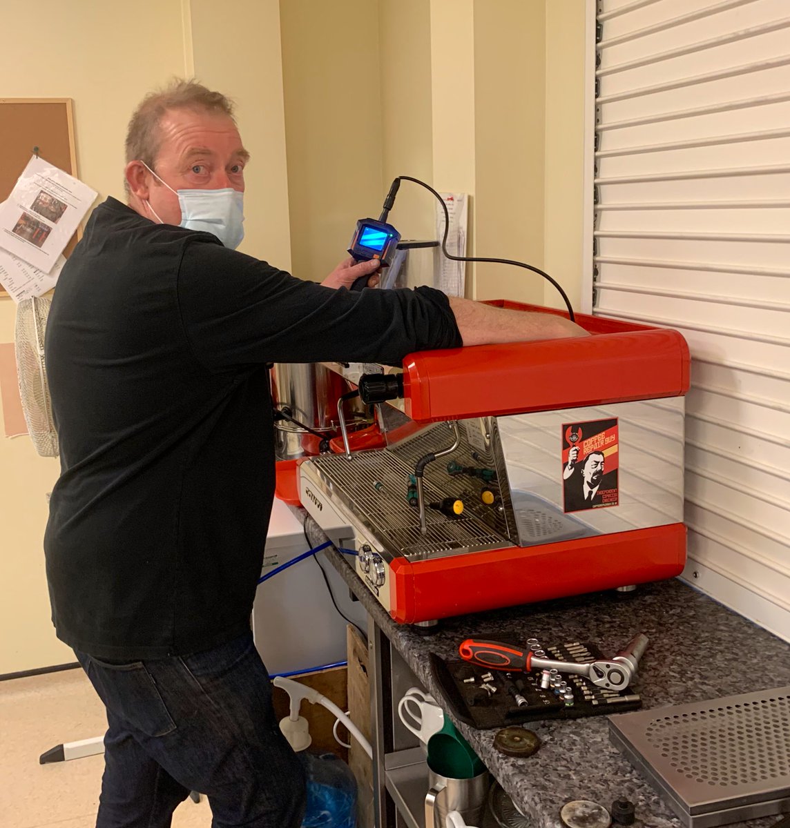 ForwardAssist1's tweet photo. In Anticipation of A Return To The Work Place In June...The Salute Cafe  @contiespressouk Coffee Machine Had It’s Annual Service By  @coffeerepairguy 👍 Appreciated #StayCaffinated https://t.co/PBVYVZKHPh