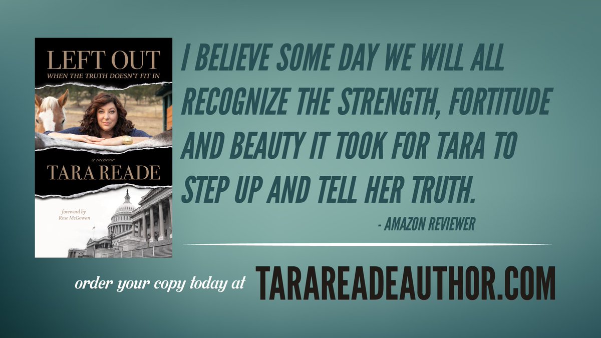 TaraReadeTruth's tweet photo. If you believe Tara Reade, support her by buying her book. The incessant trolling and harassment takes a toll not only on her mental and physical health, but on her ability to make a living.
https://t.co/JltDyIkAxH
#LeftOutMemoir #IBelieveTaraReade https://t.co/Glo0avDQus