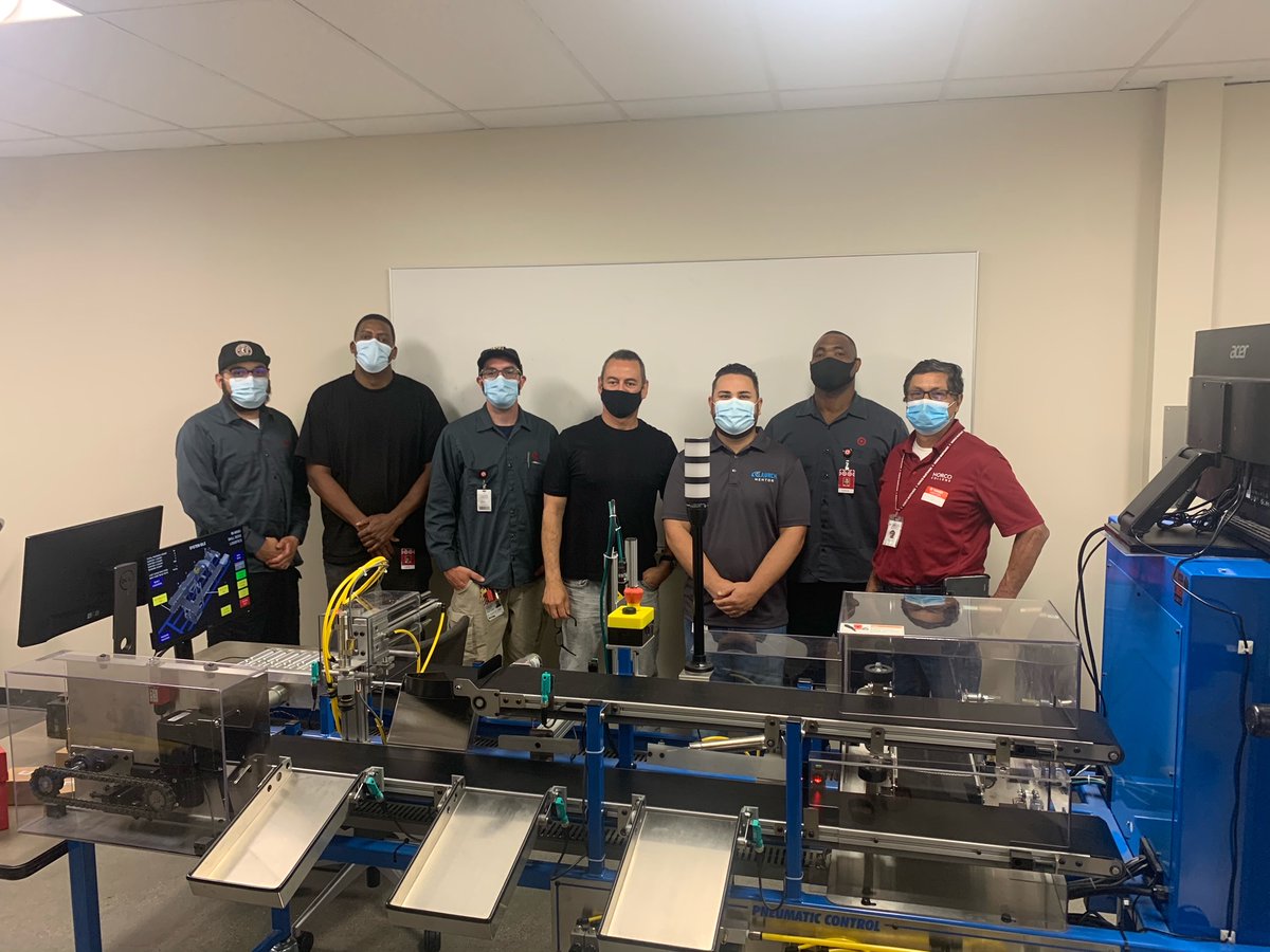 NCSCA visited the <a href="/Target/">Target</a> distribution center in Fontana, California last week to visit the first cohort of students training on the #SkillBoss device to get their <a href="/MSSCCredentials/">MSSC</a> certification. <a href="/amatrol/">Amatrol Inc.</a> <a href="/TargetNews/">Target News</a> #supplychain