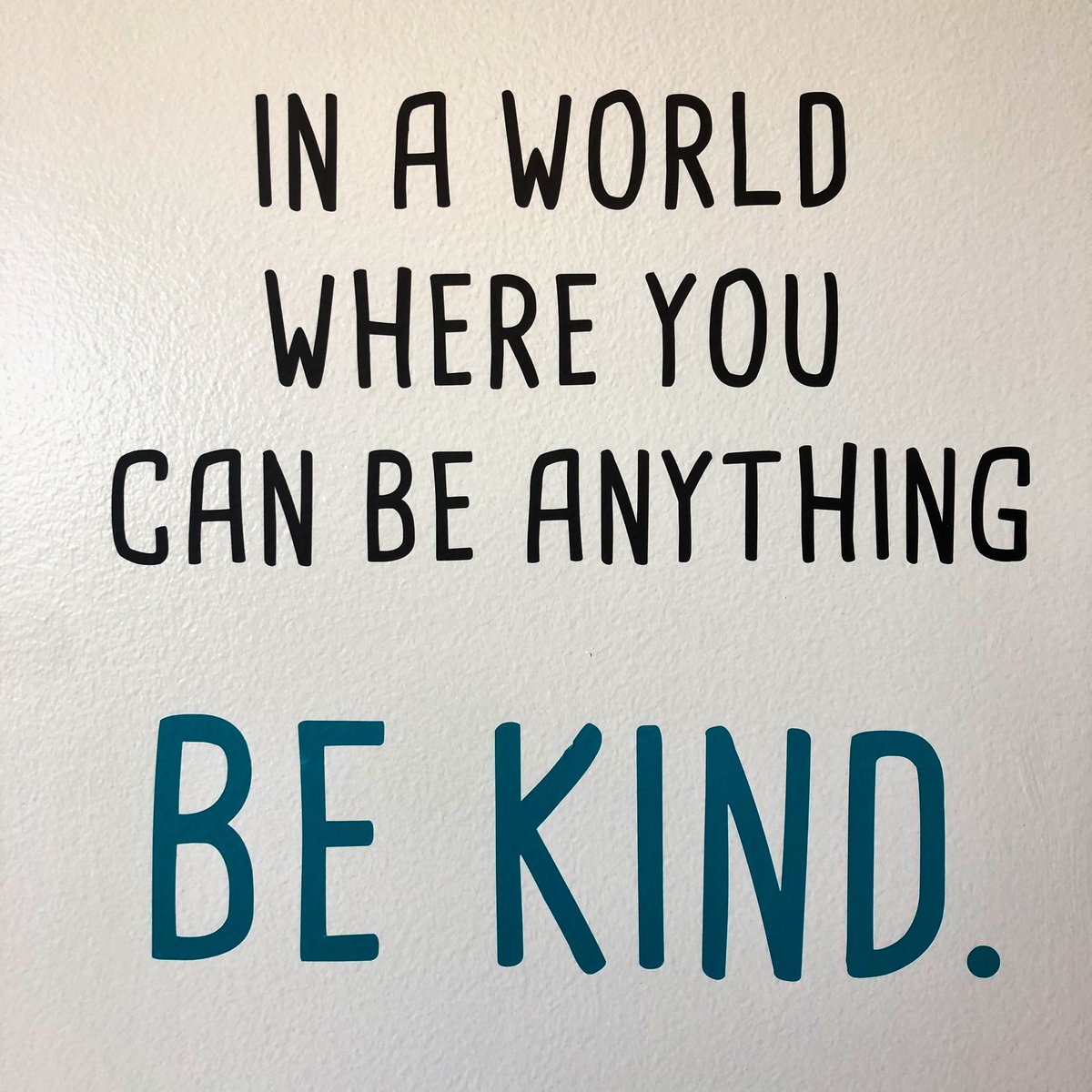 On the wall of a fourth-grade classroom...