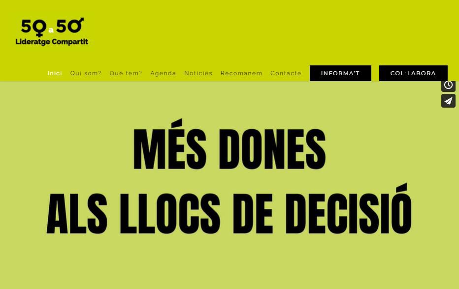 👀 Descobreix tot sobre #50a50 a la nostra web
🟣 L'agenda d'activitats, qui son les sòcies, els nostres valors, el decàleg, notícies i molt més!
➡️ 50a50.org