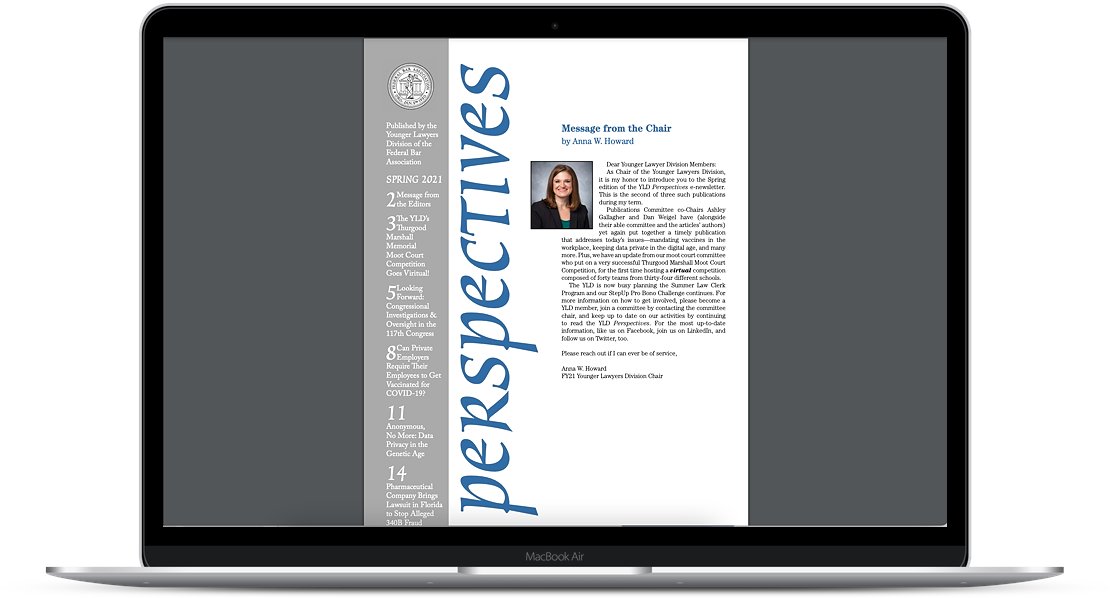 The Spring 2021 issue of our newsletter Perspectives is now available! Thank you to all the authors who contributed articles: fedbar.org/younger-lawyer…