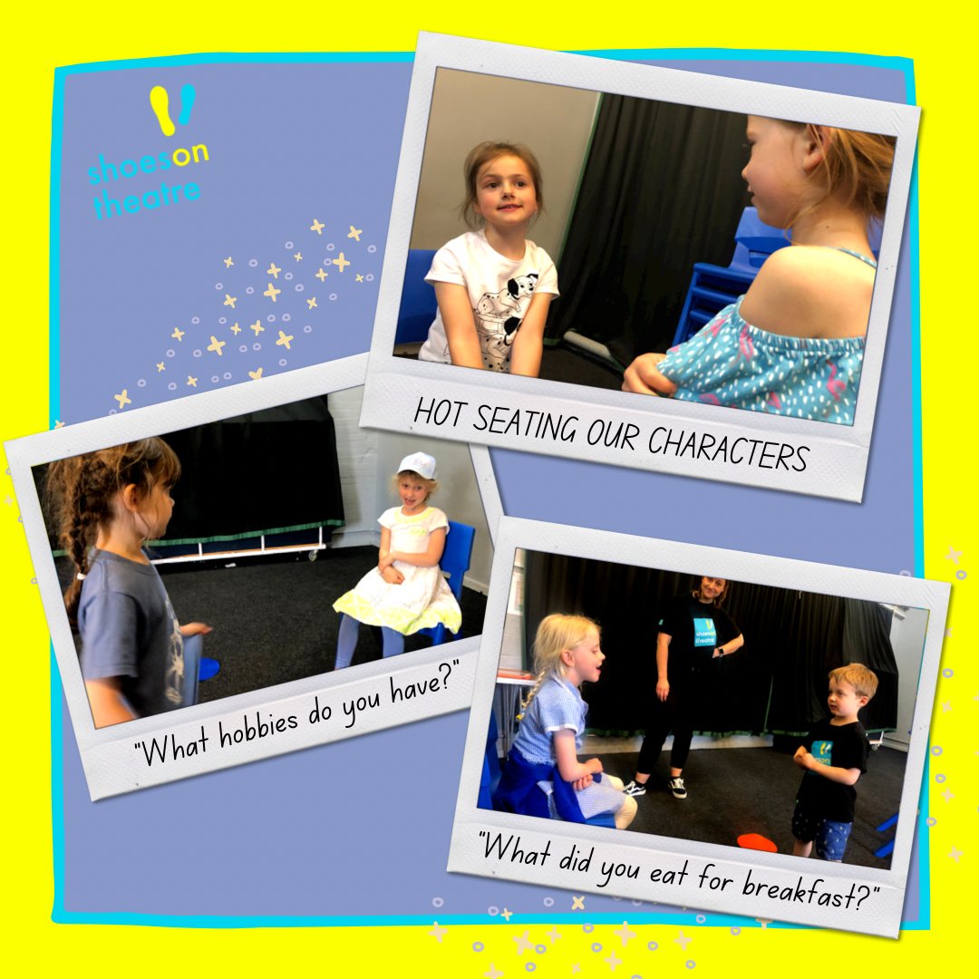 🔥🪑 Hot Seating 🎭 
We love to use hot seating as a tool to explore a character.
All of our classes are great at this skill, but our 4-7s really amazed us with their answers yesterday! 
#hotseating #dramaforchildren #shoesontheatre #performingartshampshire