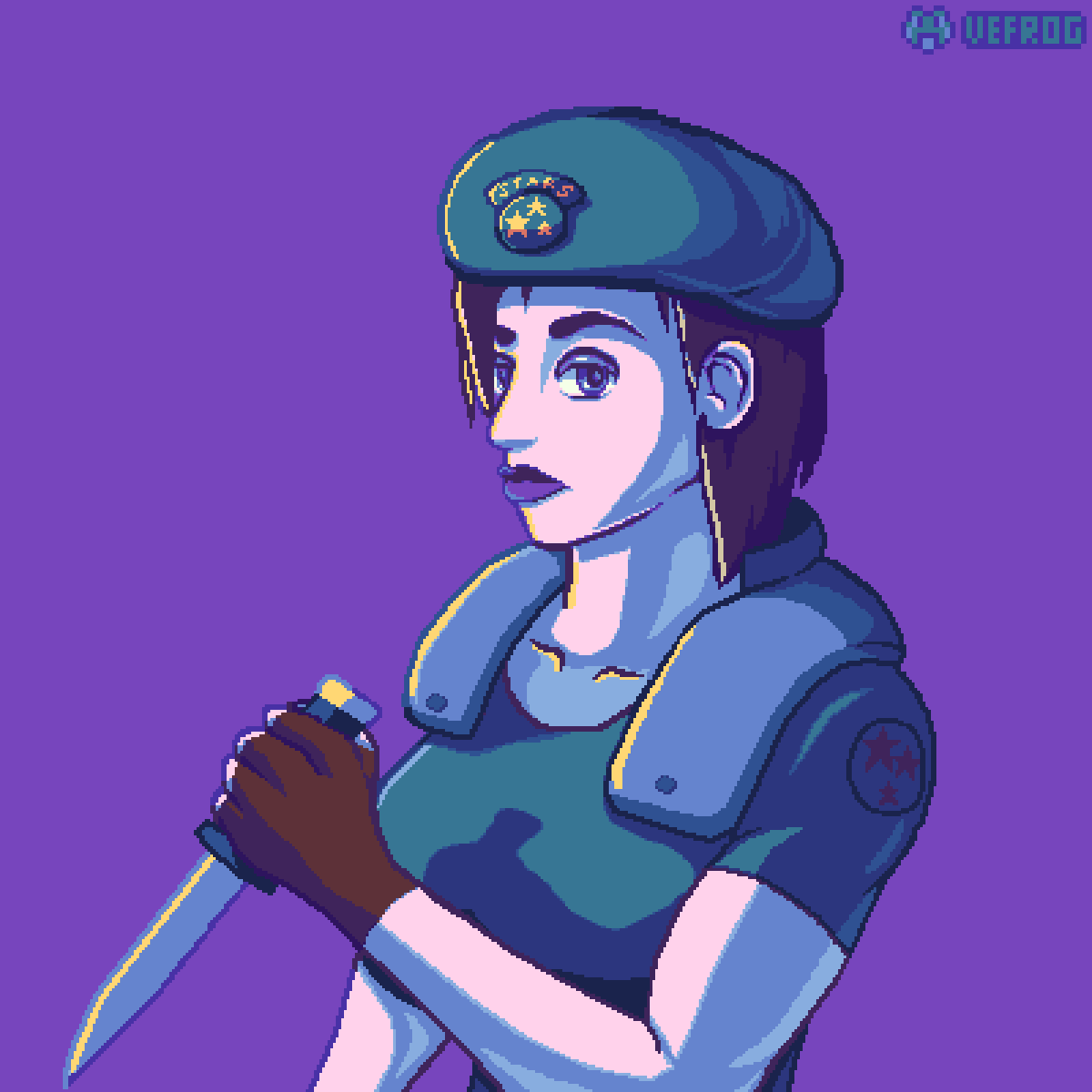 Jill Valentine 

#ResidentEvil #Pixelart