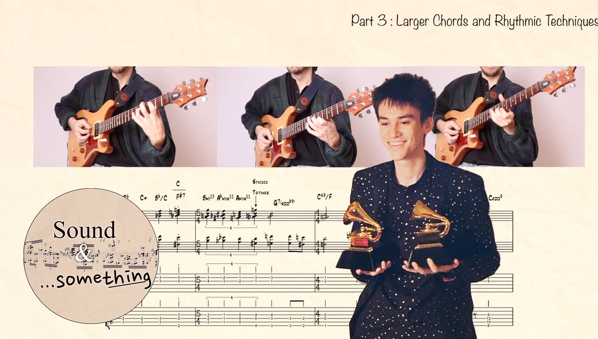 sound_something's tweet photo. Is this the best Jacob Collier Lesson on YouTube? 

VIDEO: https://t.co/bcAyq2v93R

#jacobcollier #musiclessons #YouTube #newyoutuber #electricGuitar #jazzguitar #contentcreators #musicislife #jazz https://t.co/I58IWr72Y1