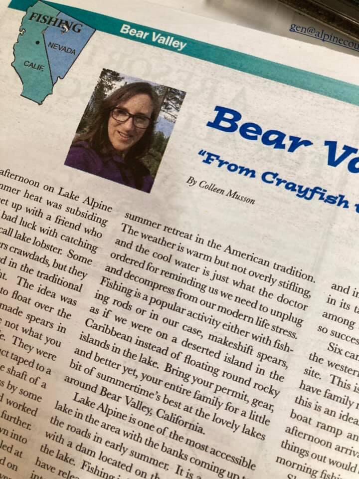 cmusson10's tweet photo. “Bear Valley Library staff made contributions to the 2021 Fishing the California Alps annual publication. This is the second year in a row Colleen &amp; Thea have provided Bear Valley information.” https://t.co/25YyvZAVRD