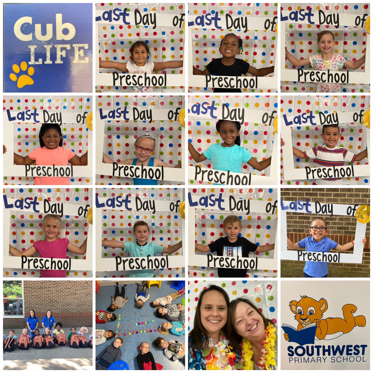 southwestprek's tweet photo. Happy Last Day of School! This has been a great year in prek! @hickoryschools @Southwest_HPS #southweststrong #youareamazing https://t.co/gvXqOMQlvF