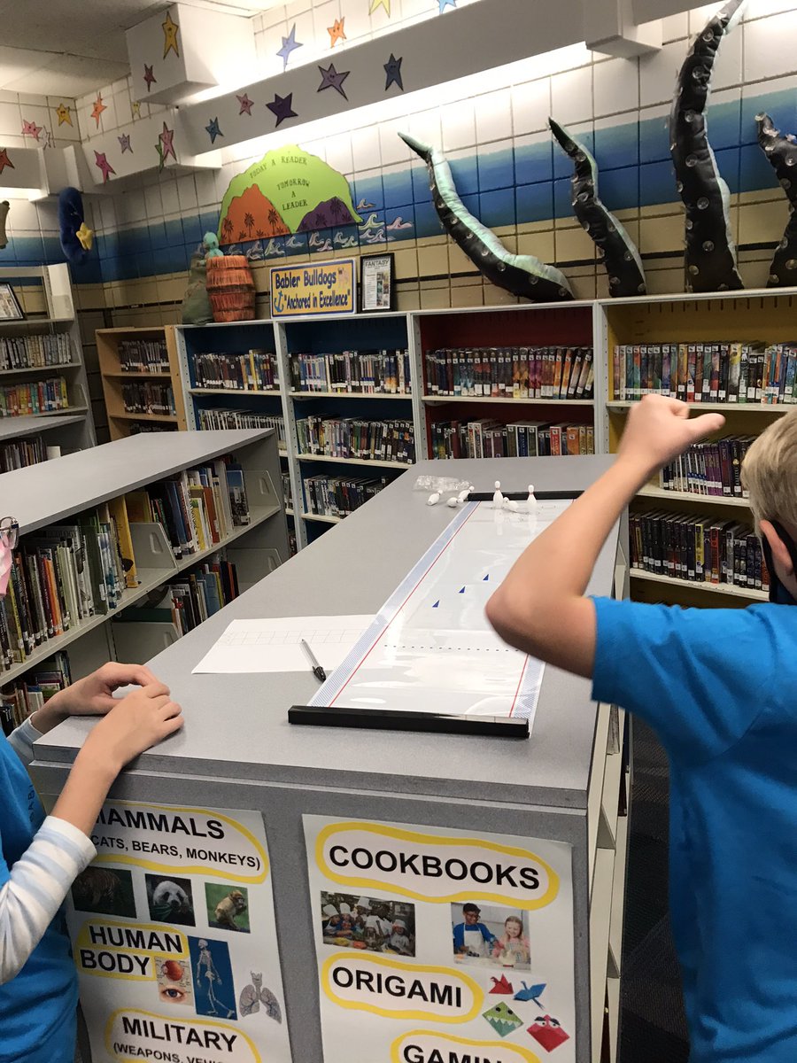 Babler Elementary Library tweet media