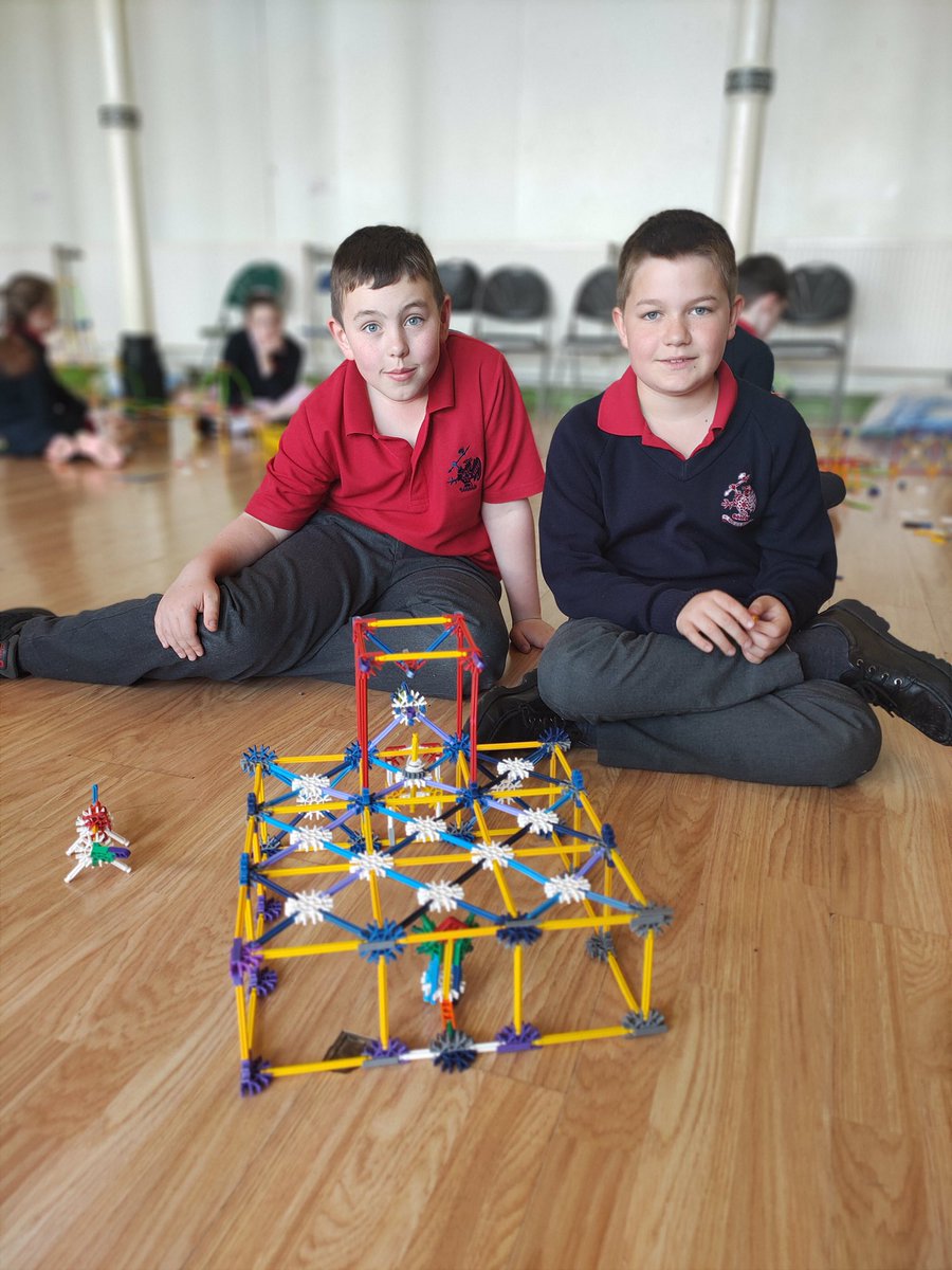 Rendcombjuniors's tweet photo. Y5 @RendcombCollege took part in the STEMworks #KnexChallenge, sponsored by @RenishawUK. The challenge was to build a strong castle with a working drawbridge. The winners, who displayed excellent teamwork were Edward & Will. They will be submitting an entry into the County final. https://t.co/u30axZ5H9Z