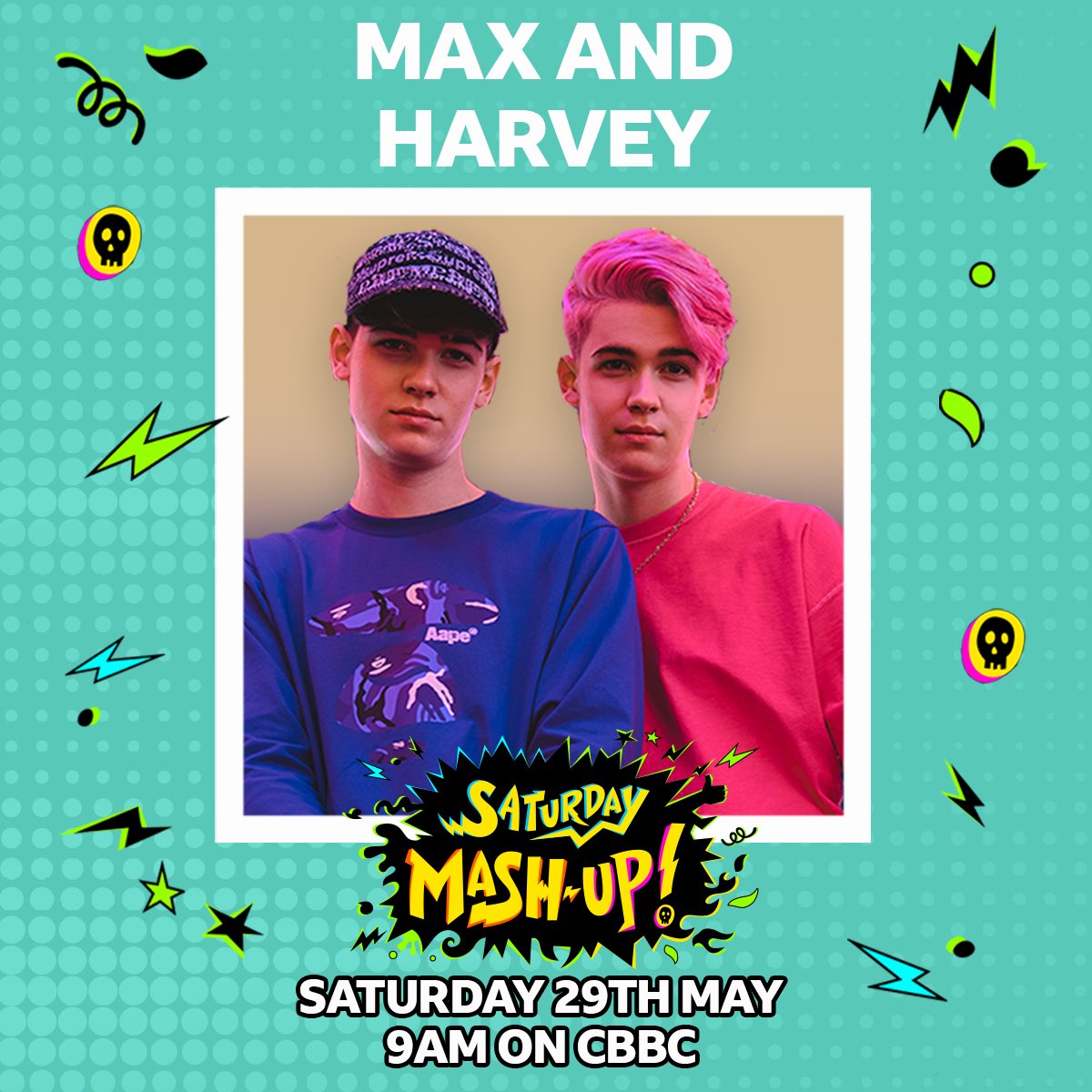 maxandharvey's tweet photo. Also! We’re performing Lonely for the first time tomorrow morning on #SaturdayMashup!!! Tune in on @cbbc! #MAHLONELY https://t.co/boSREcauLY