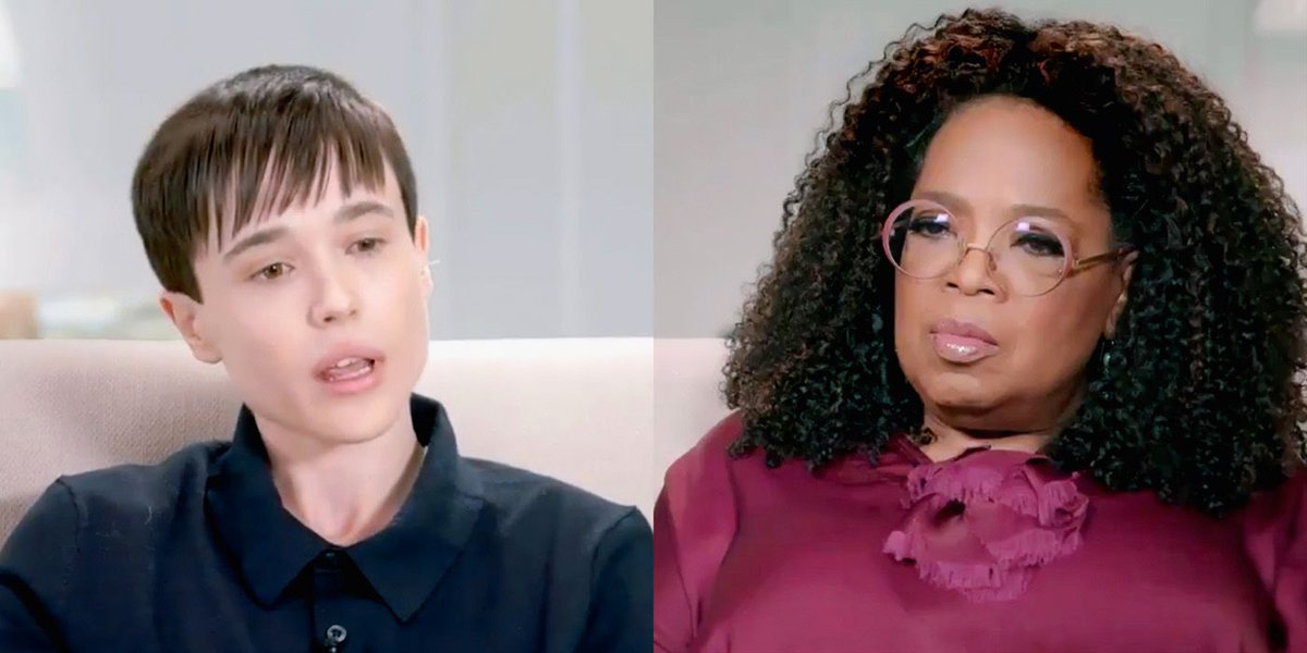 zuzop121's tweet photo. Oprah Winfrey Once Again Has Locked One of The Best Interviews of The Season With Elliot Page
https://t.co/M93lzixkn8 https://t.co/mtqxNEFfG4