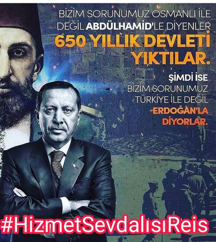 Biz emri dağdan değil hak’tan  ve halk’tan aldık..Farkımız bu !! #HizmetSevdalısıReis