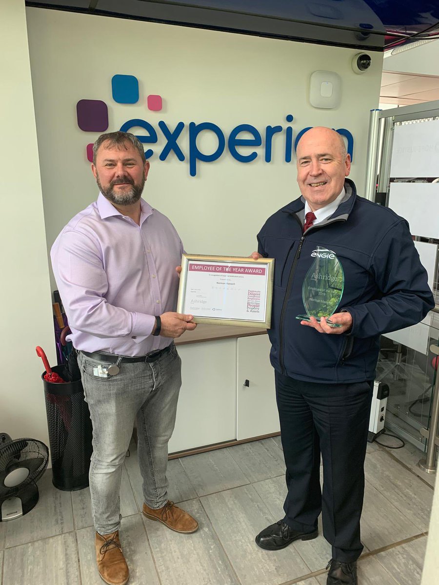 Ashridge_Group's tweet photo. Thanks to our client for presenting some team awards. Congratulations to Norman for winning the belated Employee of the Year 2020 Award, and being selected for promotion.
Congratulations to Amanda for winning the well deserved  Excellence in Customer Service 2020 Award.  🥂🍾🥳🎉 https://t.co/B38WTnHxJF