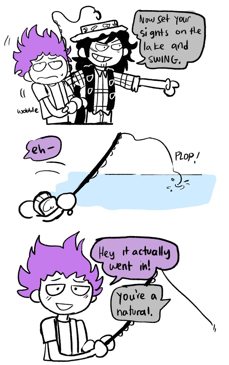 shinsou and his dads go fishing (1/2) 