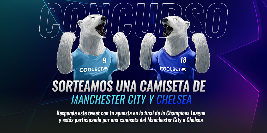 CONCURSO FINAL CHAMPIONS LEAGUE 🎁🏆

Gana una camiseta del Manchester City o del Chelsea

¿Cómo ganar? Muy fácil, comparte tu ticket de esta final en este post y ya estas participando por una de las dos camisetas 😎🎉