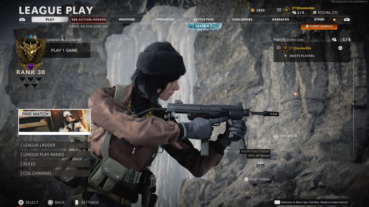 DonAwhile's tweet image. Finally hit rank 30 on league play on to bigger and better things